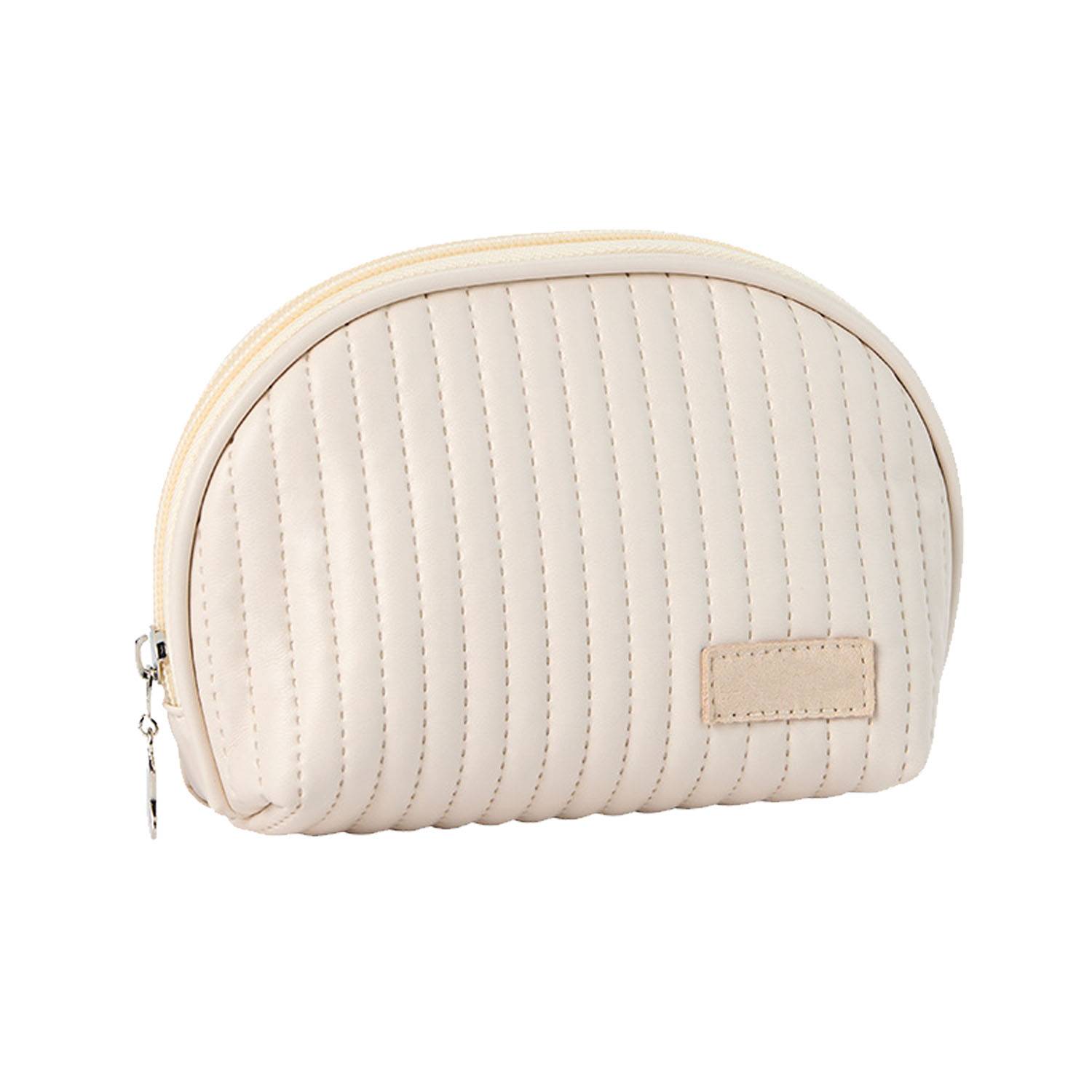 PU Leather Half Circle Cosmetic Bag 2