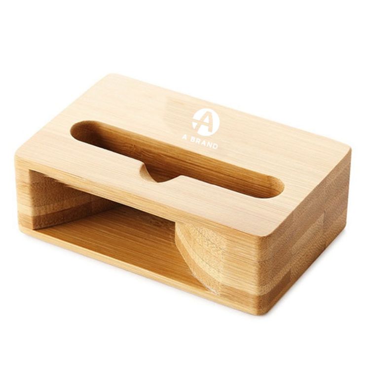 Bamboo Wooden Phone Amplifier Stand 1