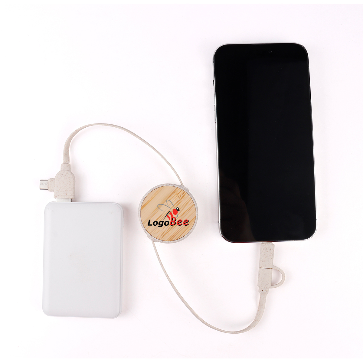 Eco-Friendly Retractable Cable with Type-C/USB 10