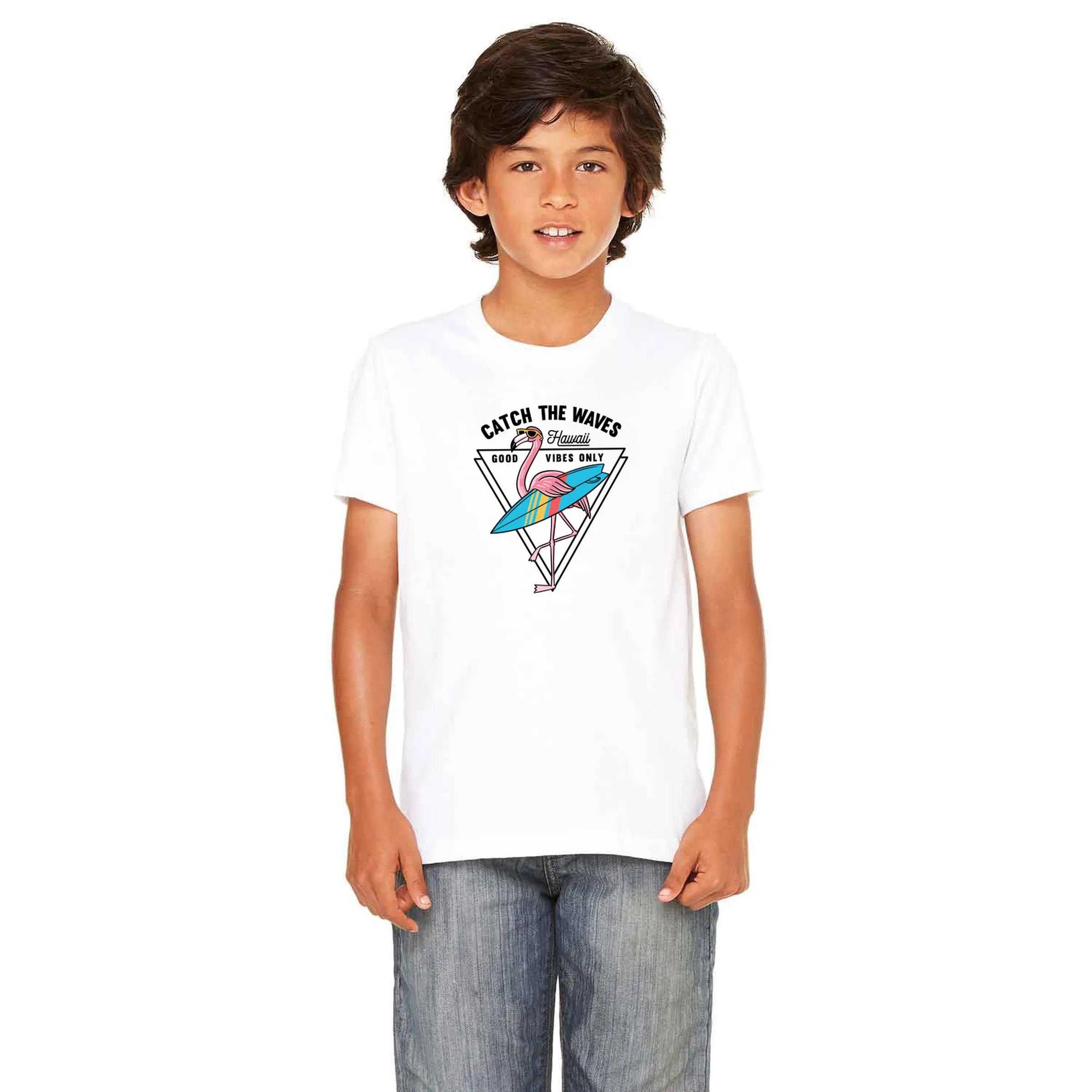 Bella + Canvas Youth Jersey Short-Sleeve T-Shirt 8
