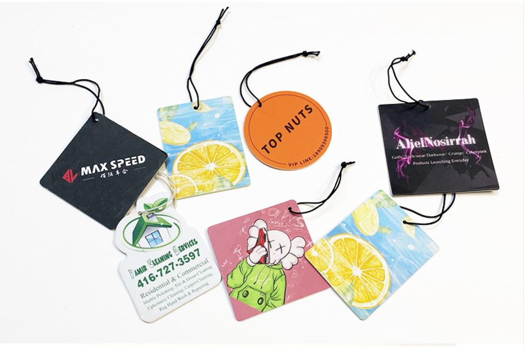 Round Paper Card Car Air Freshener 2