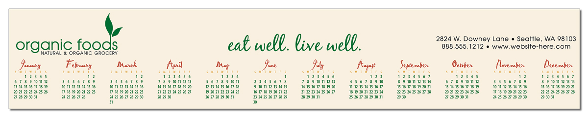 Magnet - 3x17 Square Corners 40 Mil Outdoor Safe 2