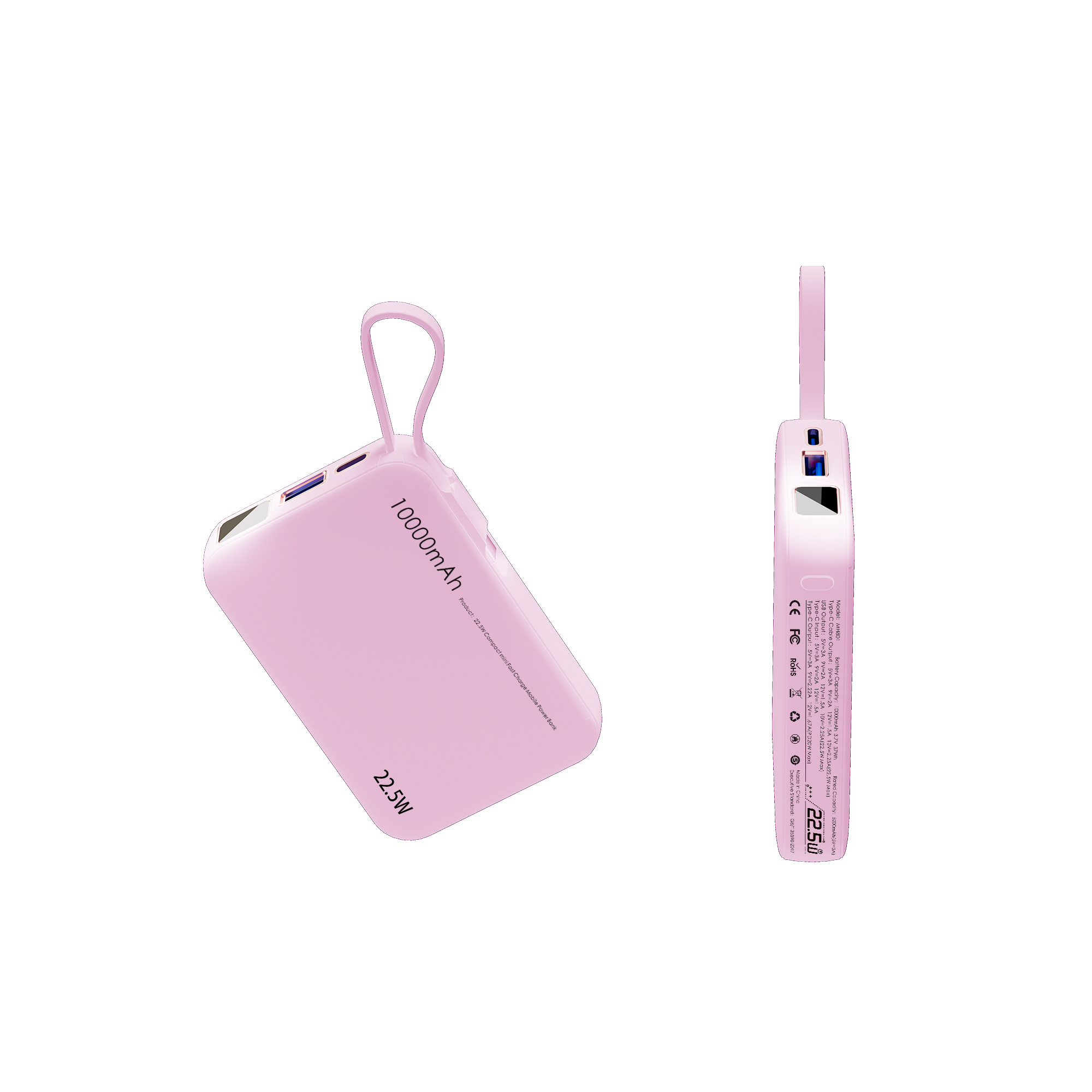 10000 mAh Power Bank W/ USB Power Delivery 20W 1