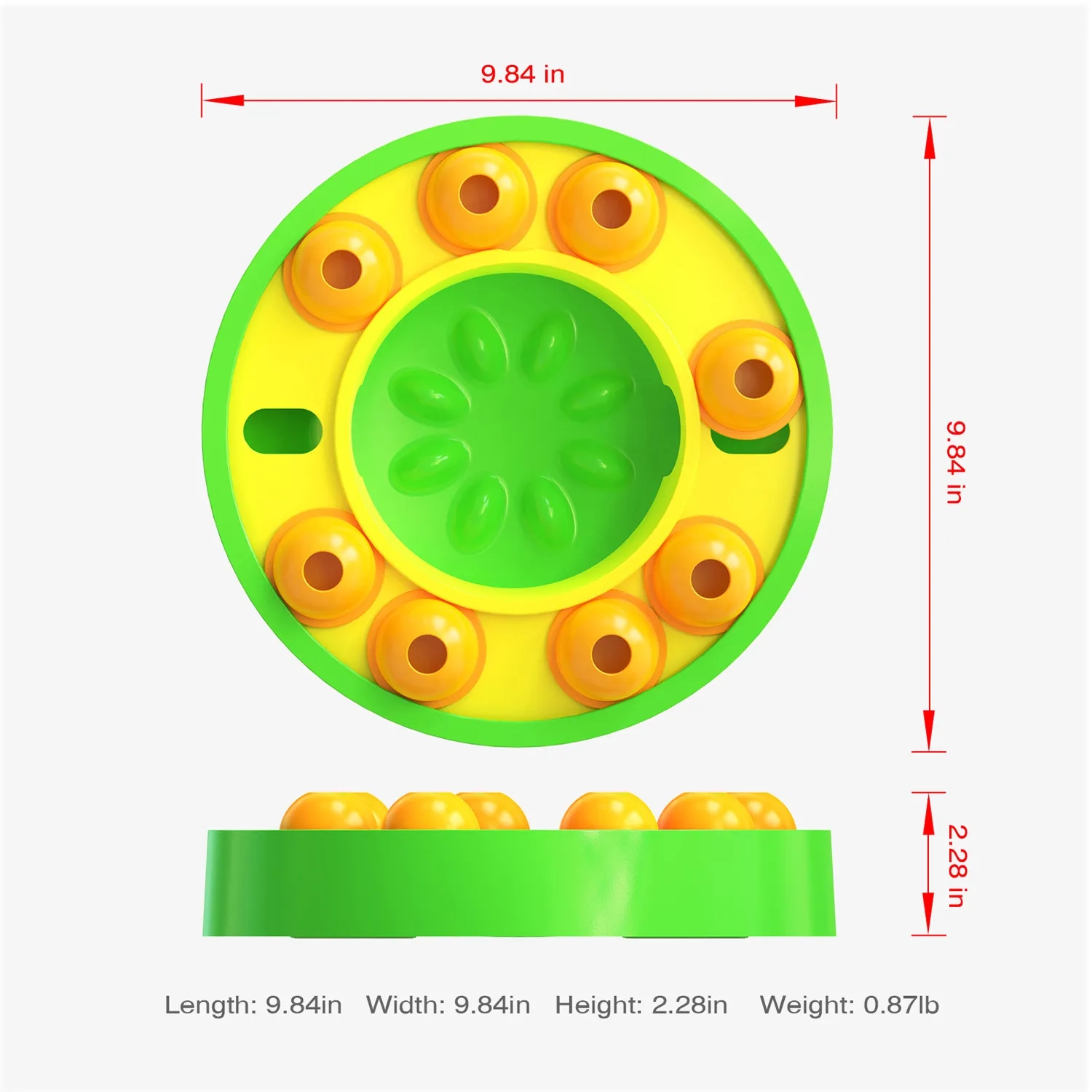 Pet Dog Toy, Cat Puzzle, Slow Food Leakage Training Toy 6