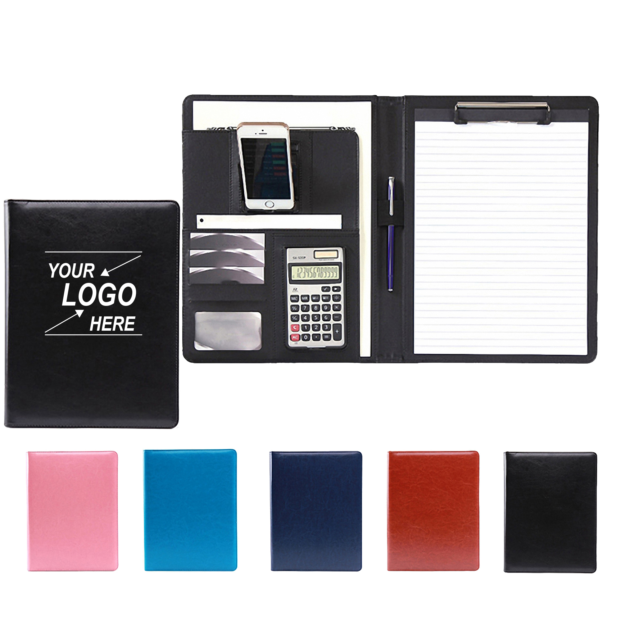 A4 Size Clipboard PU Leather Business Portfolio 2