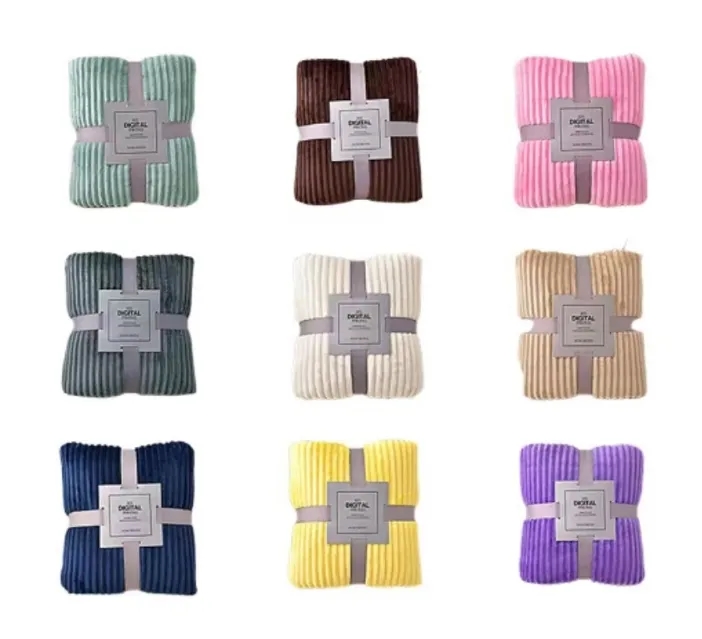 Flannel coral fleece thickened autumn and winter blanket 5