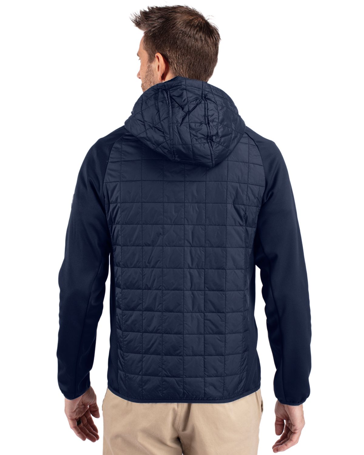 Cutter & Buck Rainier Primaloft Mens Eco Full Zip Hybrid Jacket 2