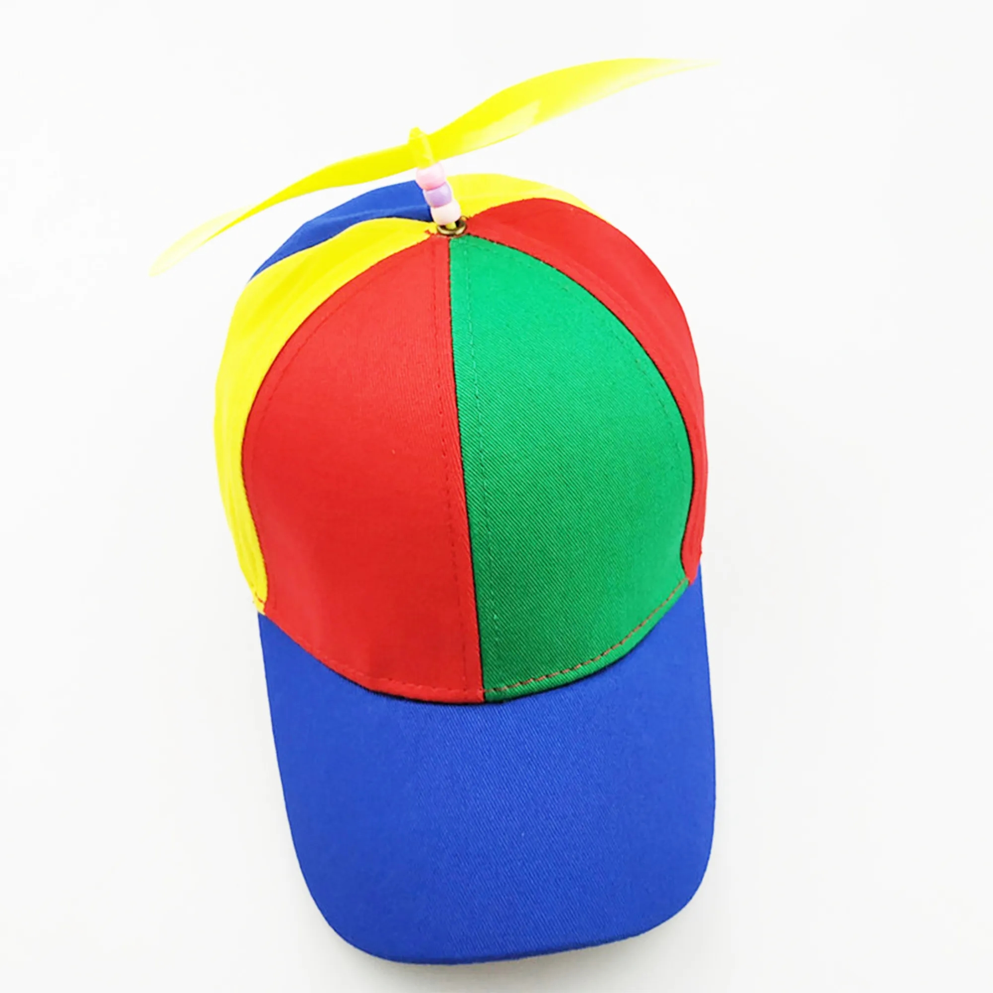 100% Cotton Detachable Propeller Bamboo Dragonfly Shade Cap 4