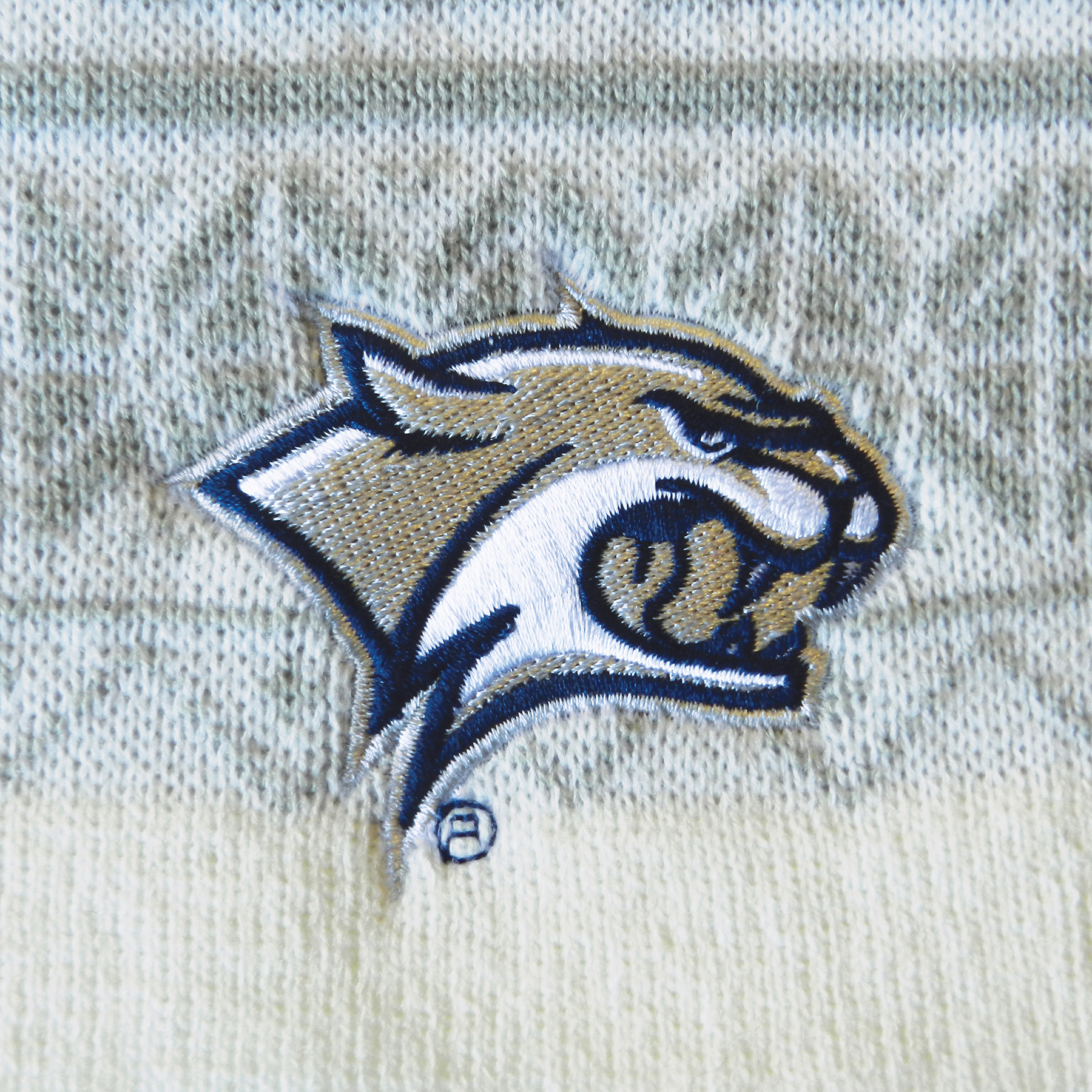 Knit Beanie with Pom and Ribbed Cuff (Woven Logo) 7