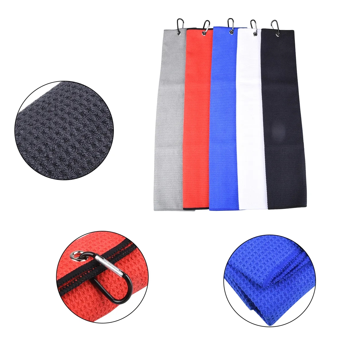 Premium Golf Club Cleaning Kit with Fork & Towel & Brush 3