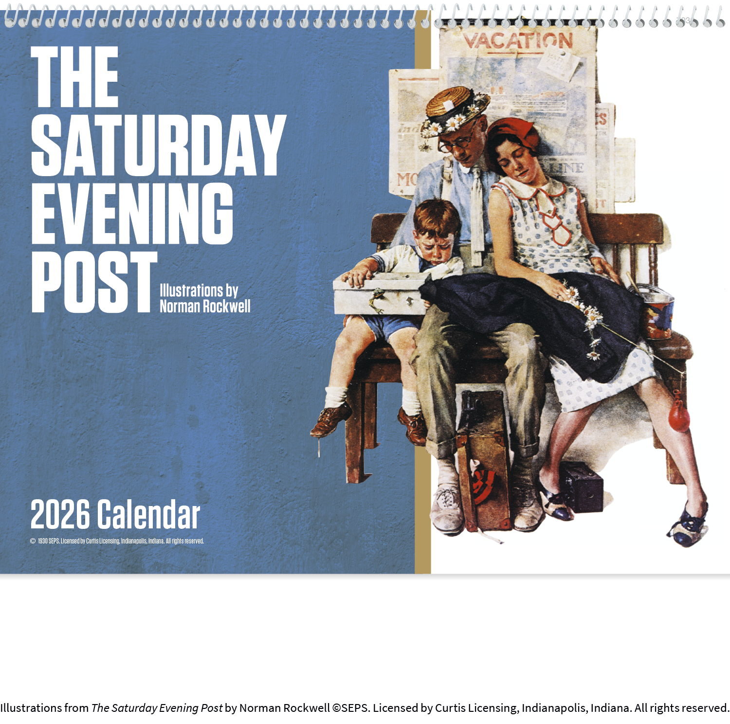 Good Value™ The Saturday Evening Post Illustrations by Norman Rockwell – Spiral Calendar 4