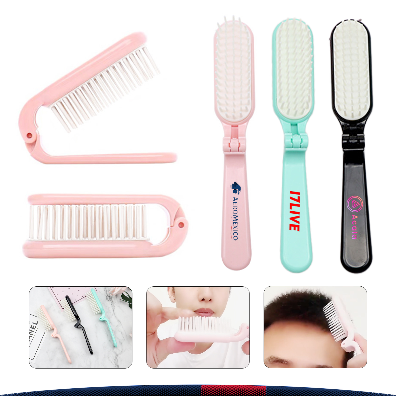 Plastic Folding Comb 2
