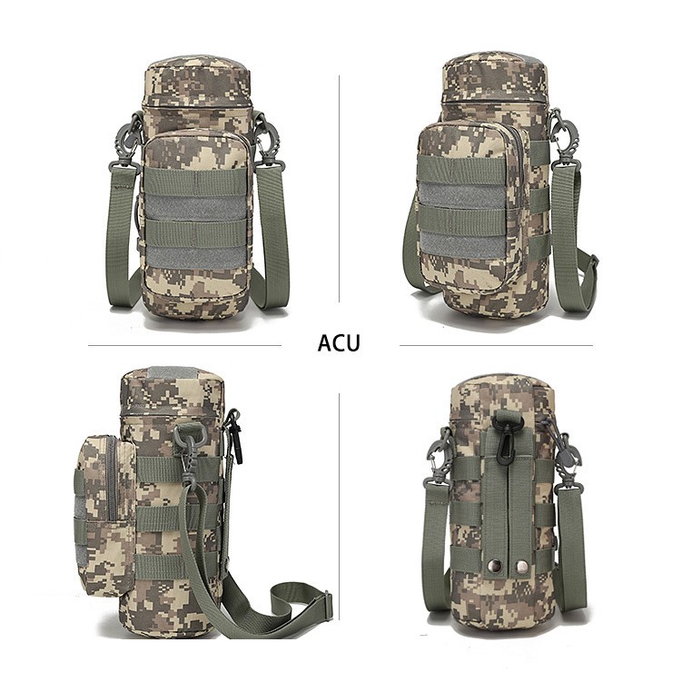 Water Bottle Pouch Molle Tactical Holder Storage Fanny Bag 2