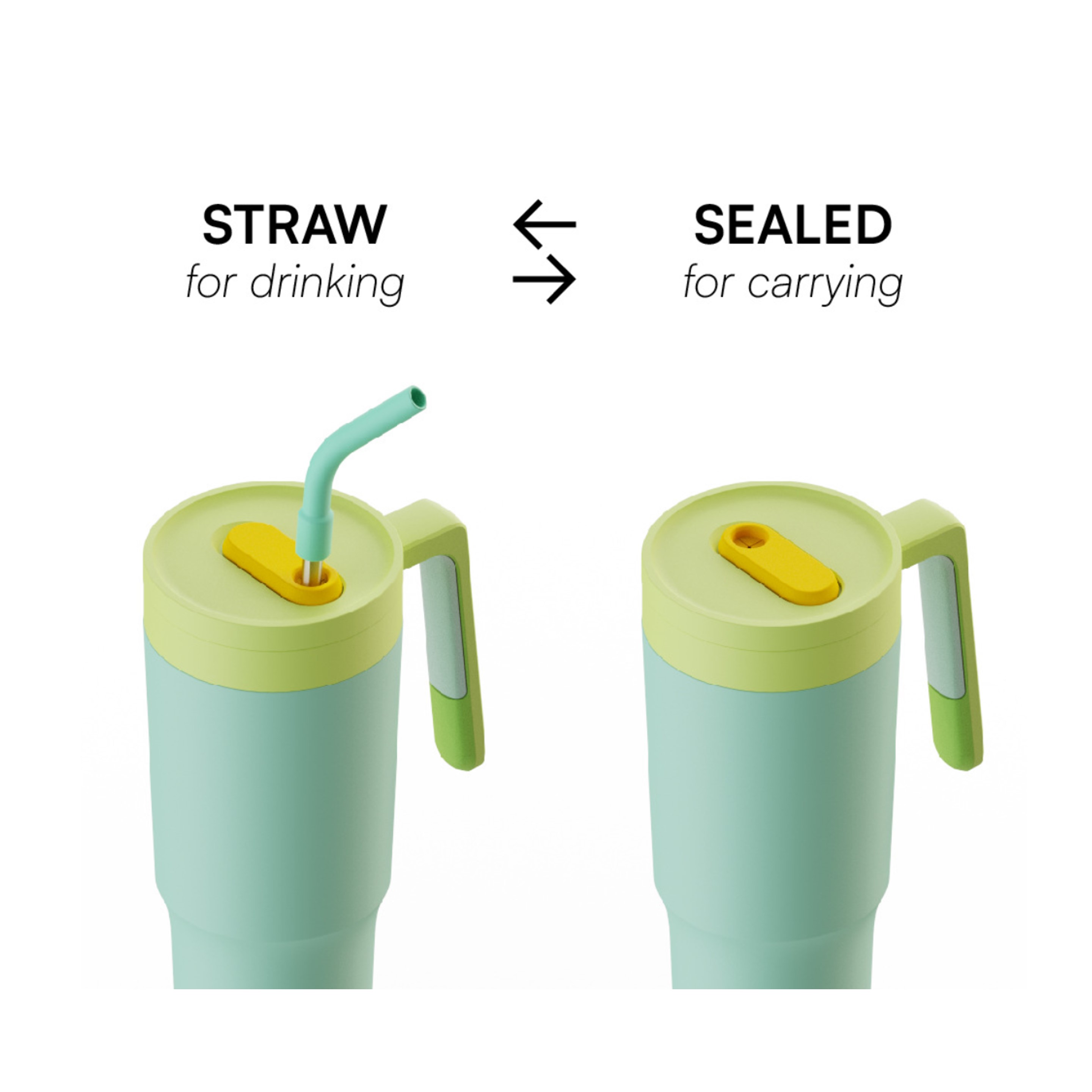 Two Tone 40oz Tumbler with Straw & Lid (direct import) 3