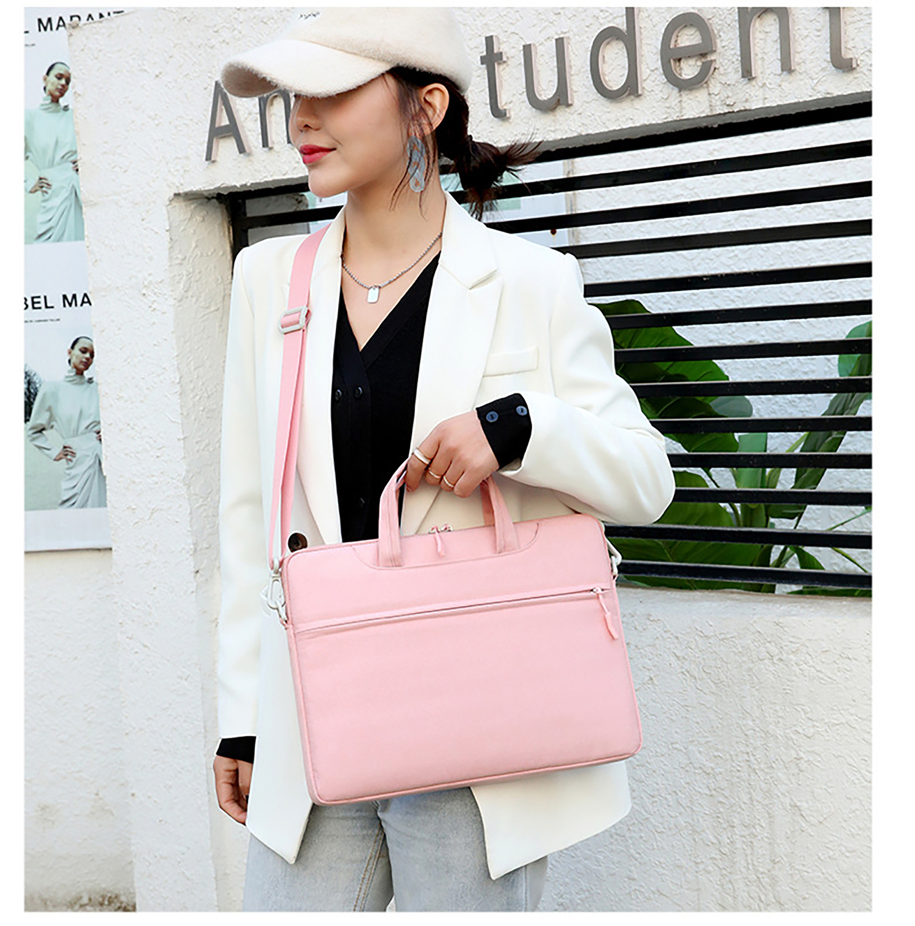 14 inch Laptop Case With Belt 16