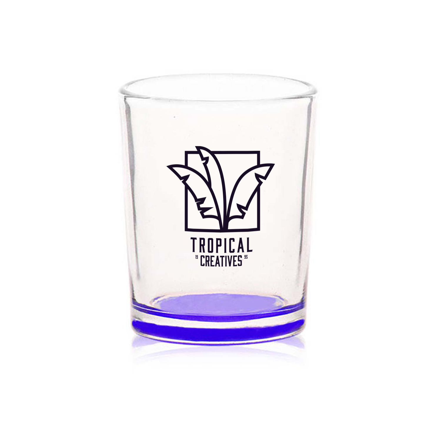3 oz. Glass Votive Candle Holder (1 Color Imprint) 8