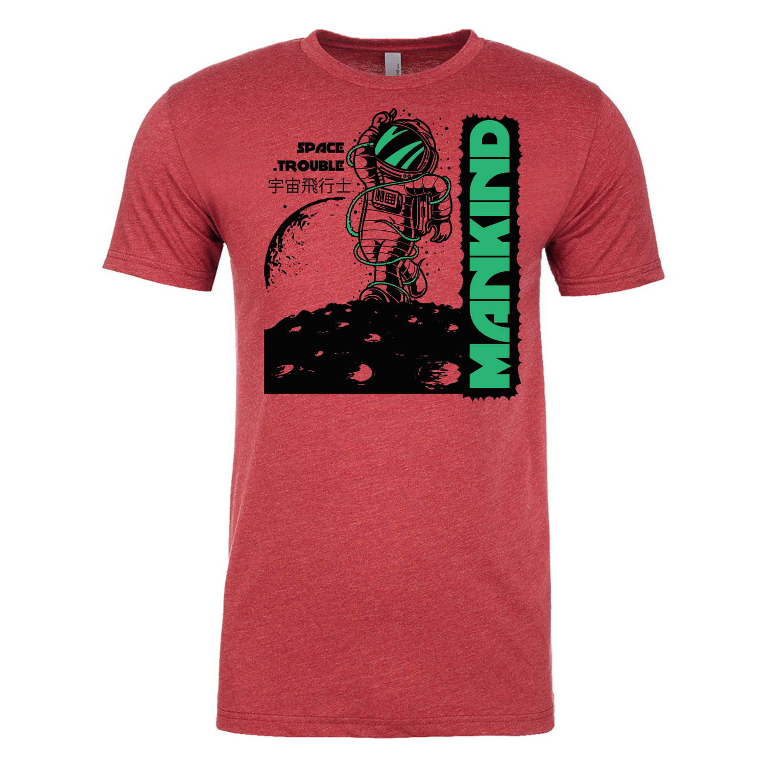 Next Level™ 4.3 oz. Poly/Cotton Blend T-Shirt (2 Color Imprint) 18