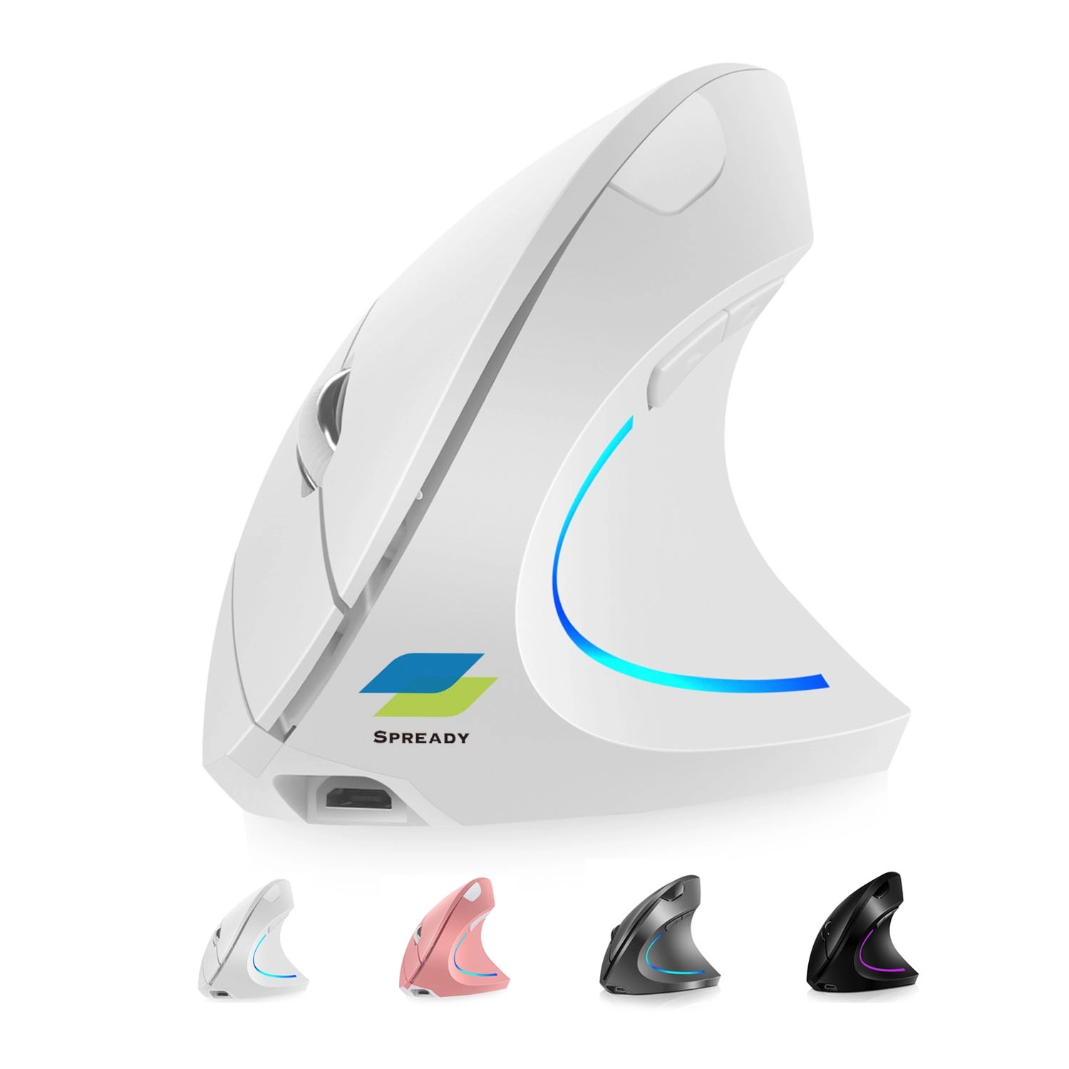 2.4G Wireless Vertical Ergonomic Optical Mouse 3