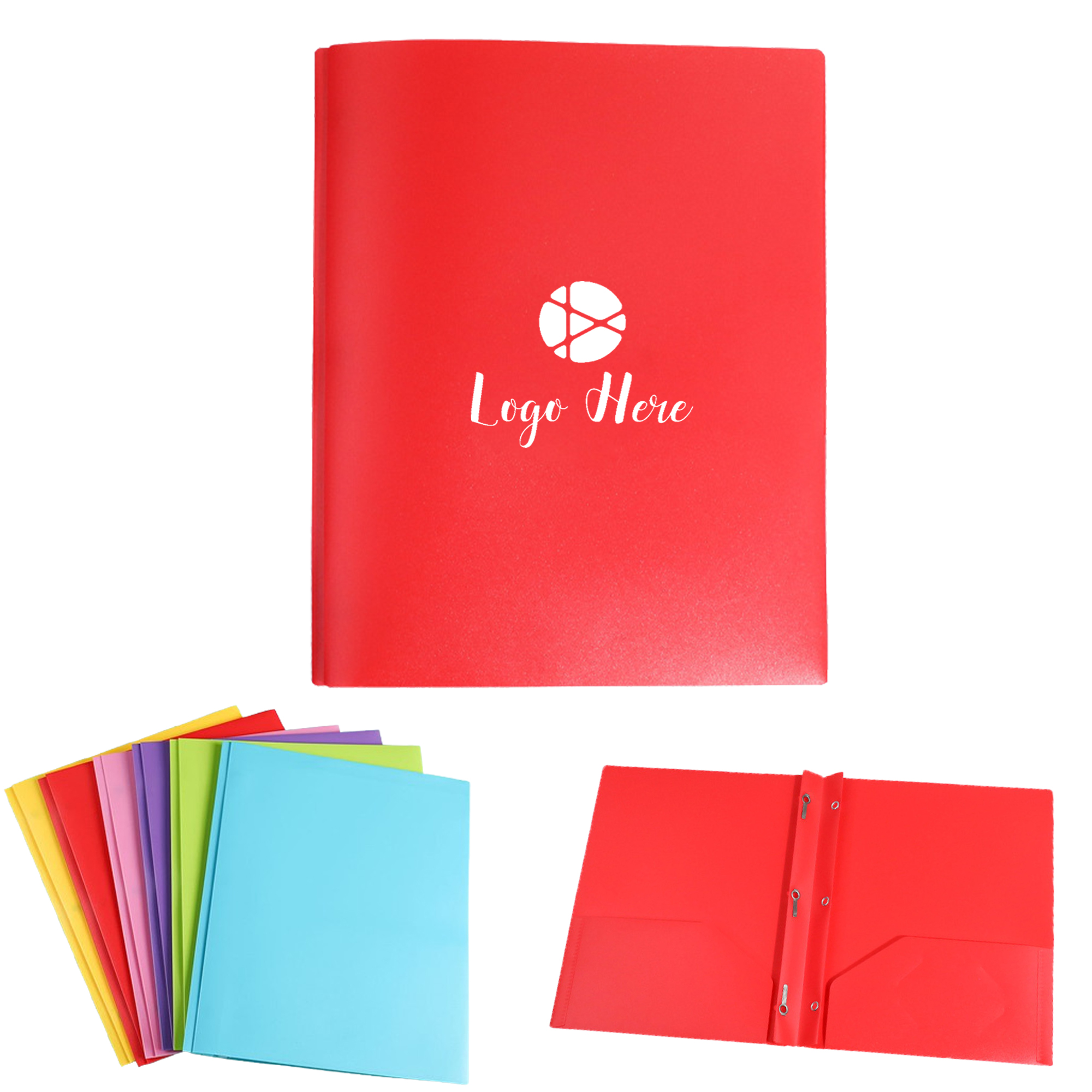 Portable Twin Pocket Plastic Folder 2