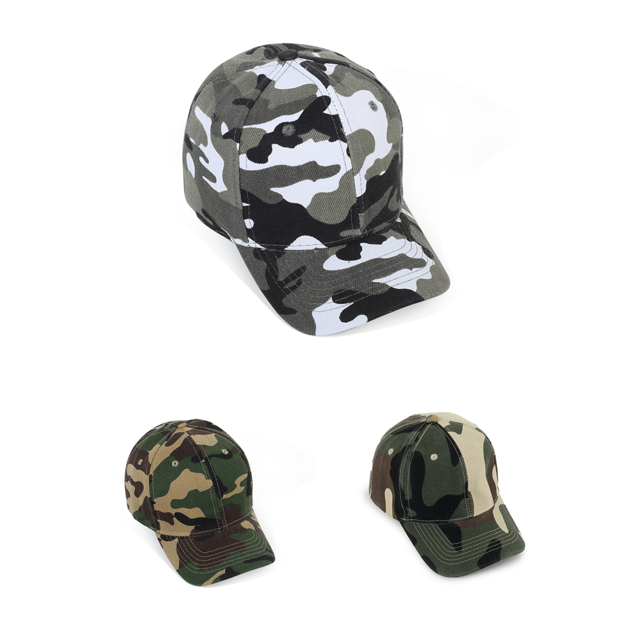 Kids' Stock Camo Polyester 6-Panel Baseball Cap 11