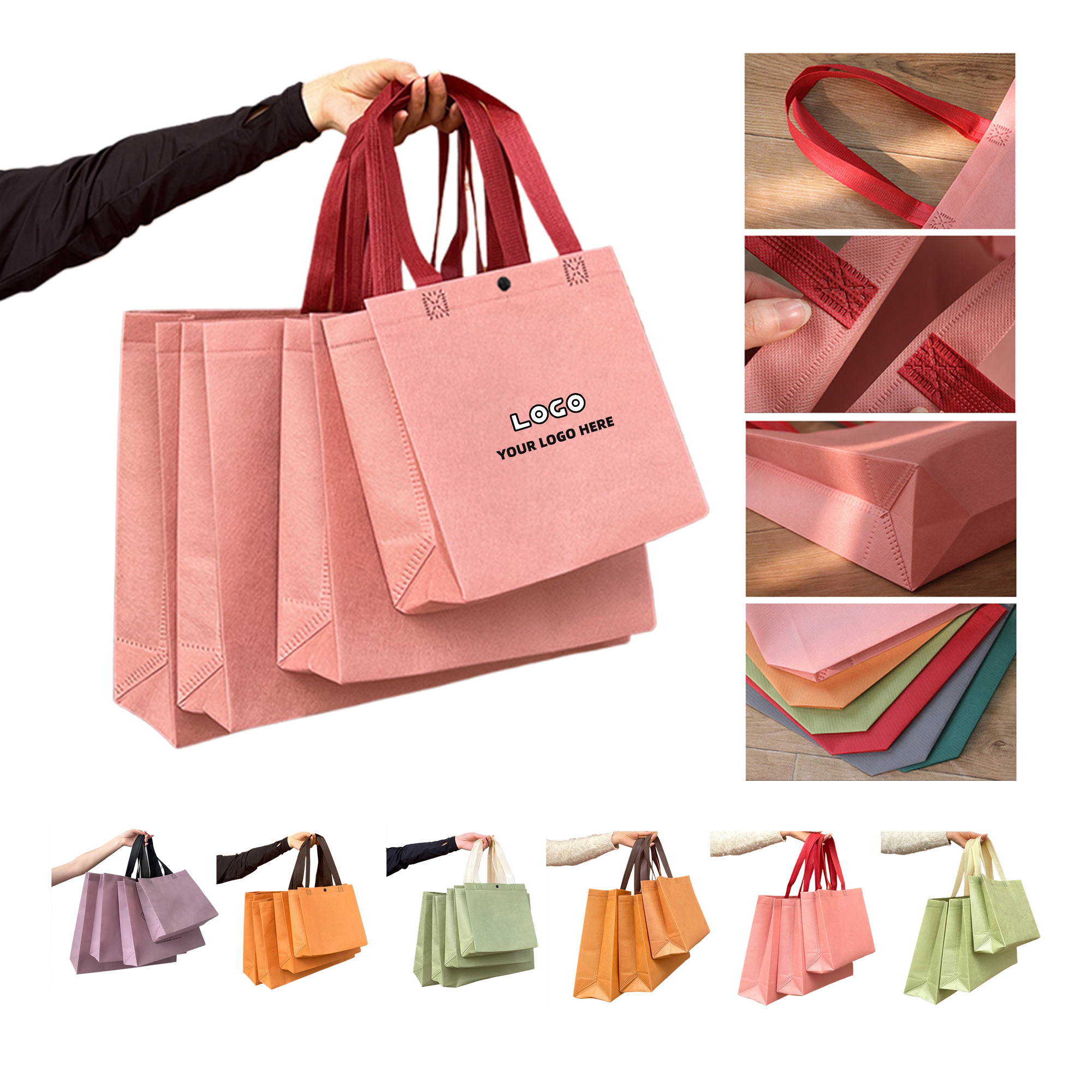 Clothing Handheld Nonwoven Tote Bag 2