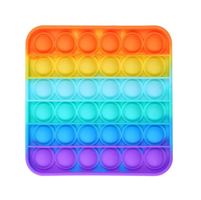 Pop It Fidget Toy - Square Full color 19
