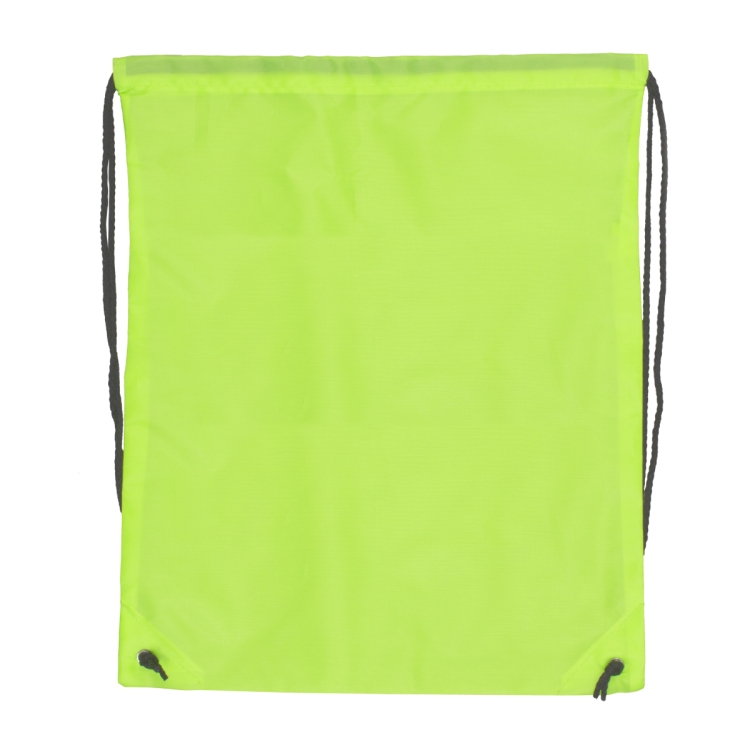 14-1/2"W x 17-1/2" H - 210D Polyester Drawstring Cinch Pack Backpack 3