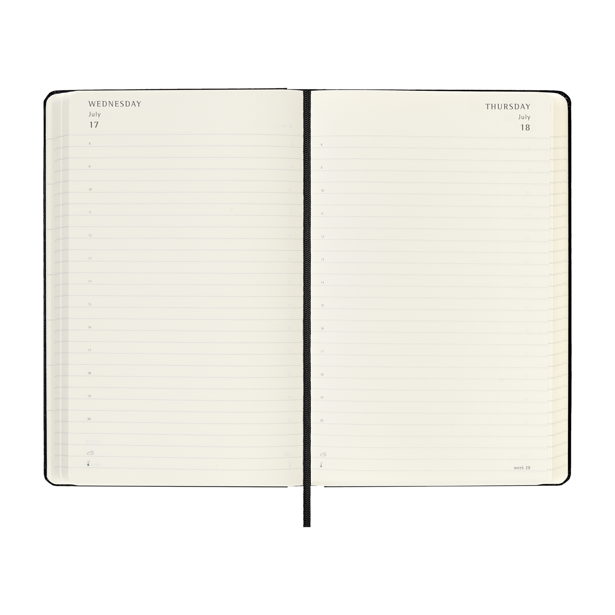 Hard Cover Large 18 Month Daily 2024-2025 Planner