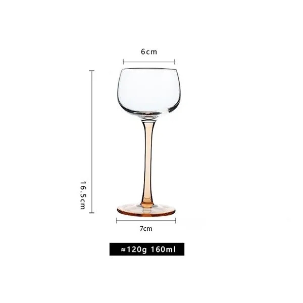 3oz Colorful Wine Glasses 3