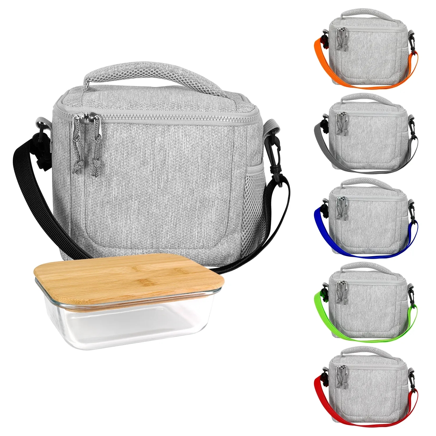 Adventure Cooler Bamboo Lunch Set 9