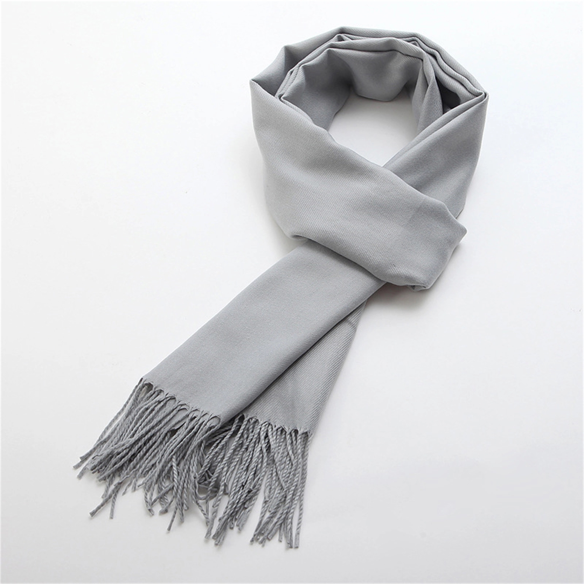 Pashmina Solid Shawl Wrap Scarf w/Fringes 11