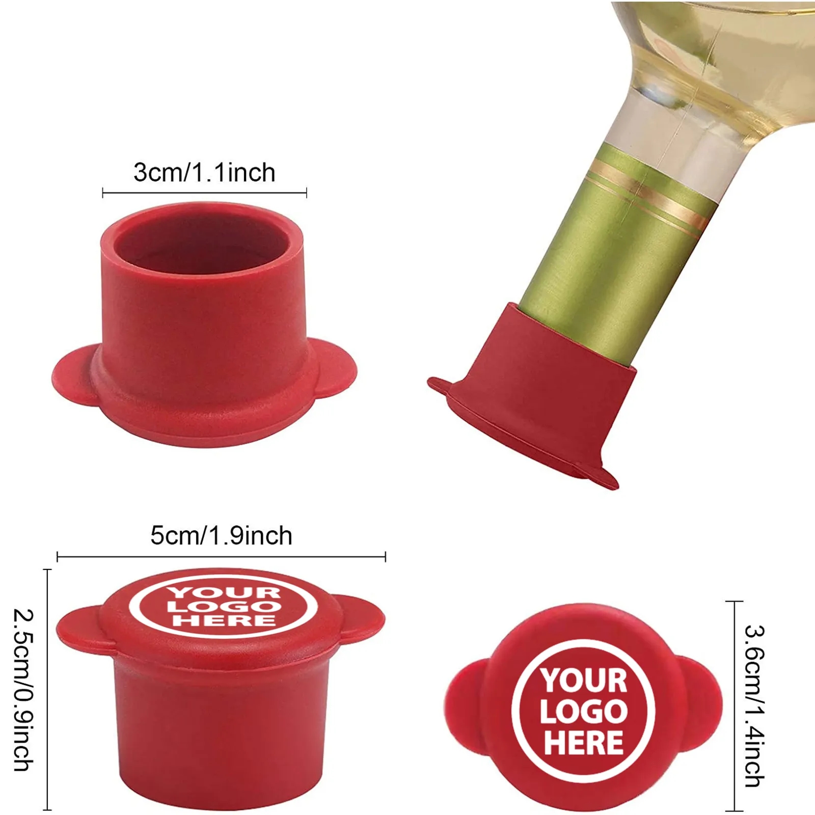Silicone Wine Cap Bottle Stopper 3