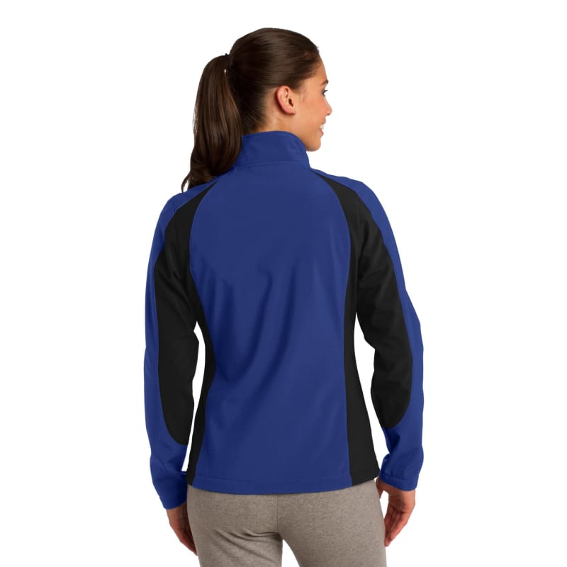 Sport-Tek Women's Colorblock Soft Shell Jacket. 10