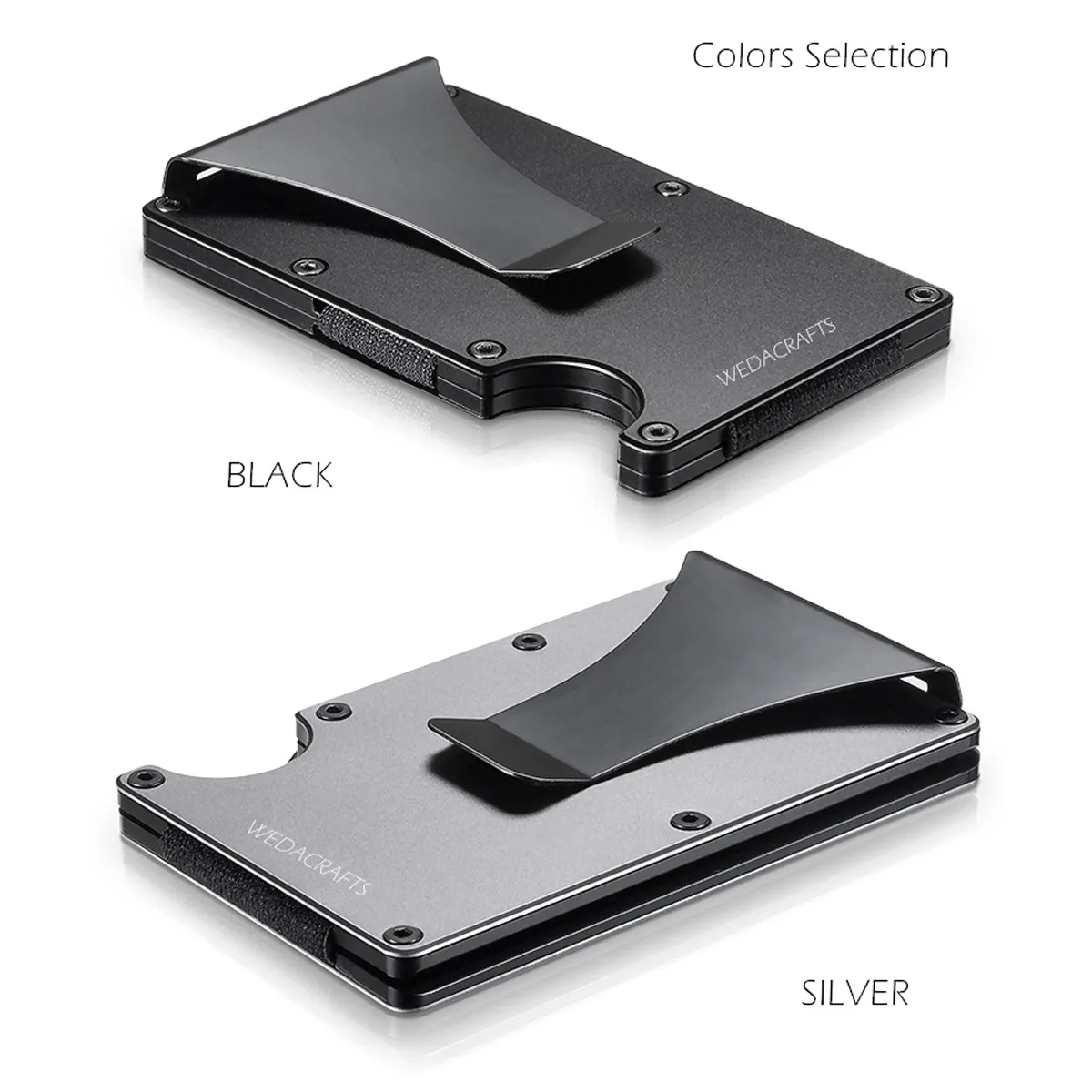 Metal RFID Blocking Wallet With Money Clip 3