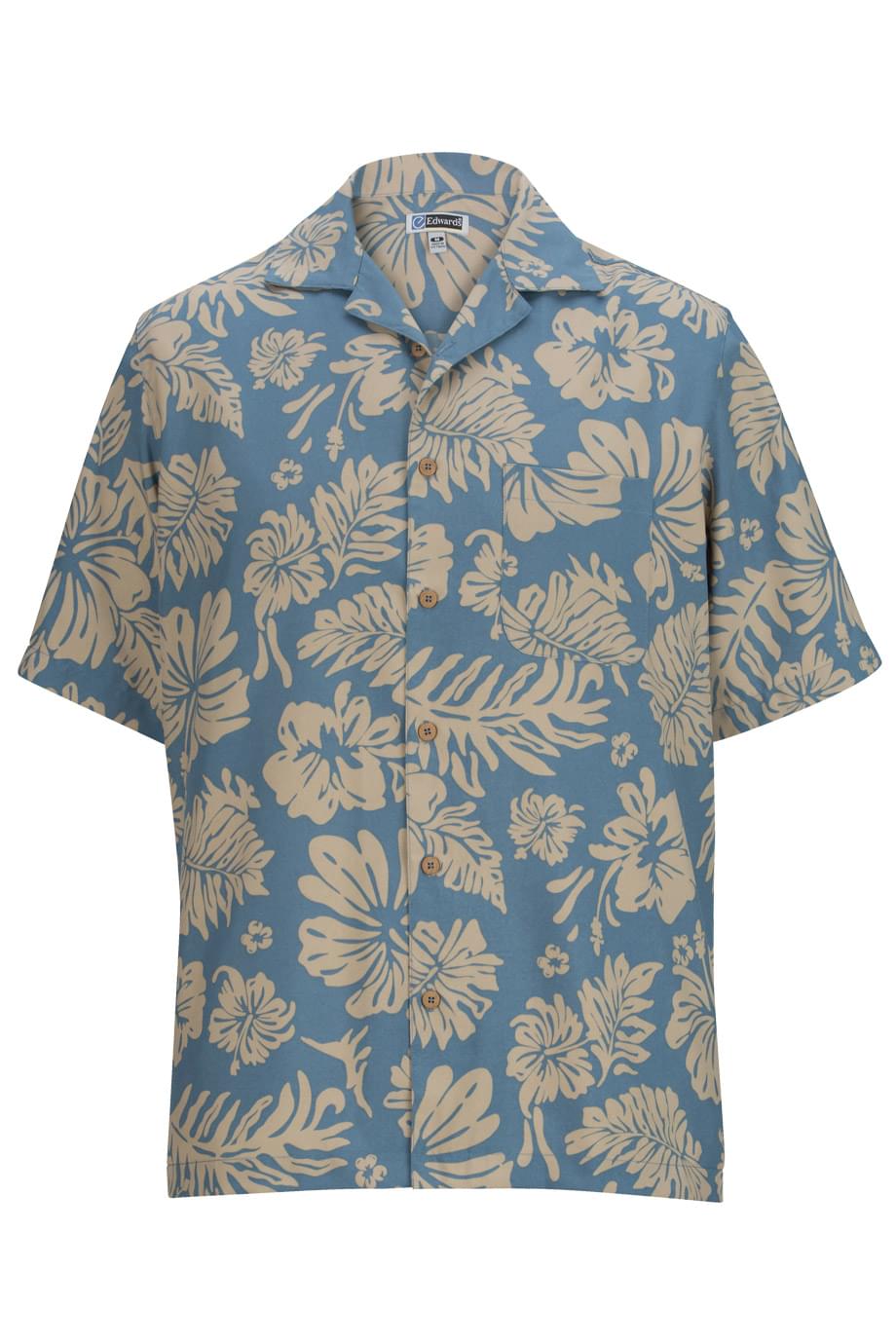 Hibiscus 2-Color Camp Shirt 4