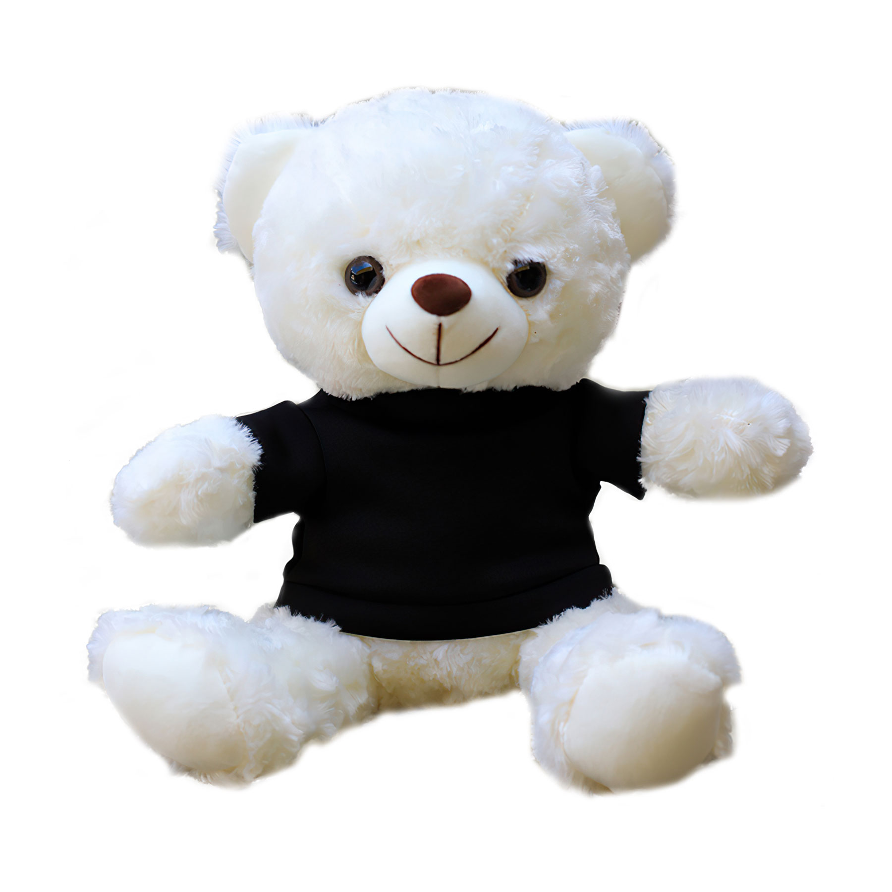 11'' Seated Style Stuffed Plush Teddy Beat With T-shirt 4