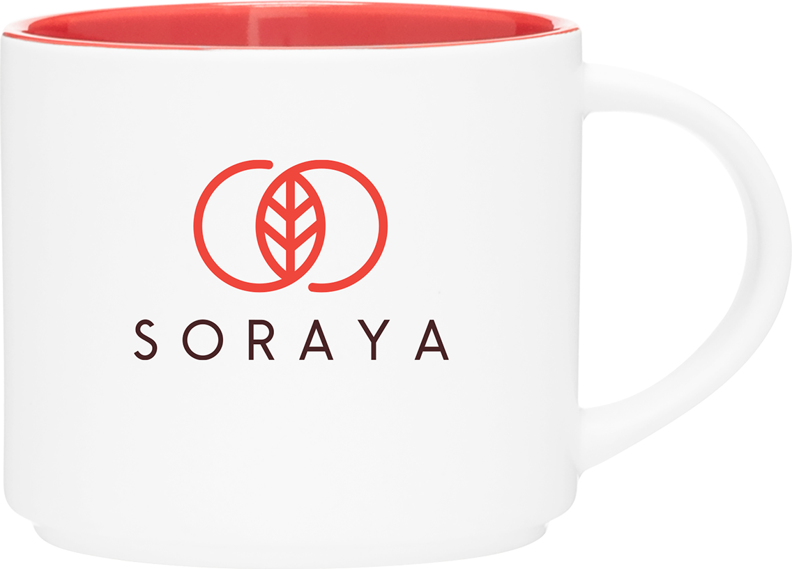 16 oz monaco mug matte white