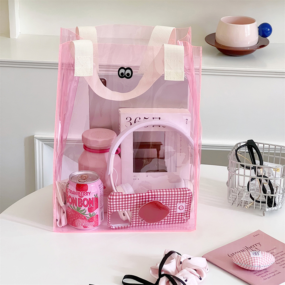 PVCbeach bag handheld transparent bag 2