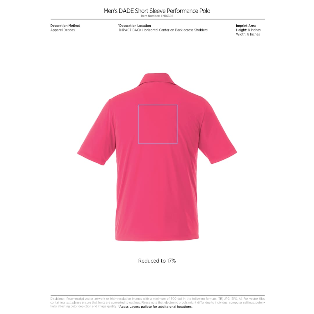 Men's DADE Short Sleeve Polo 183
