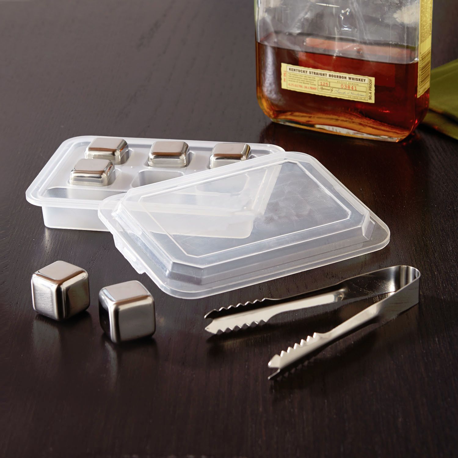 Stainless Steel Ice Cube Tray Set 2