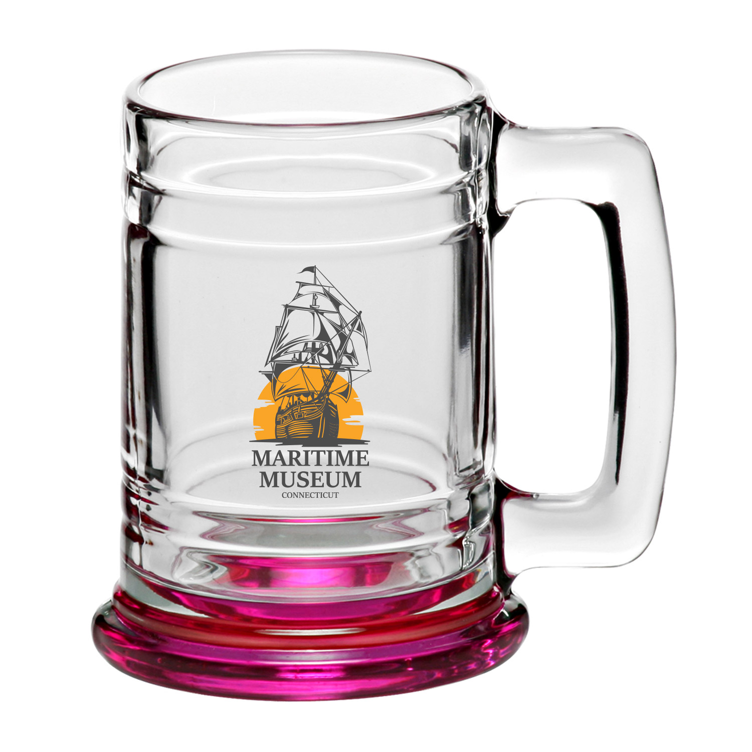 15 oz. Anchor Glass Beer Mugs (2 Color Imprint) 14
