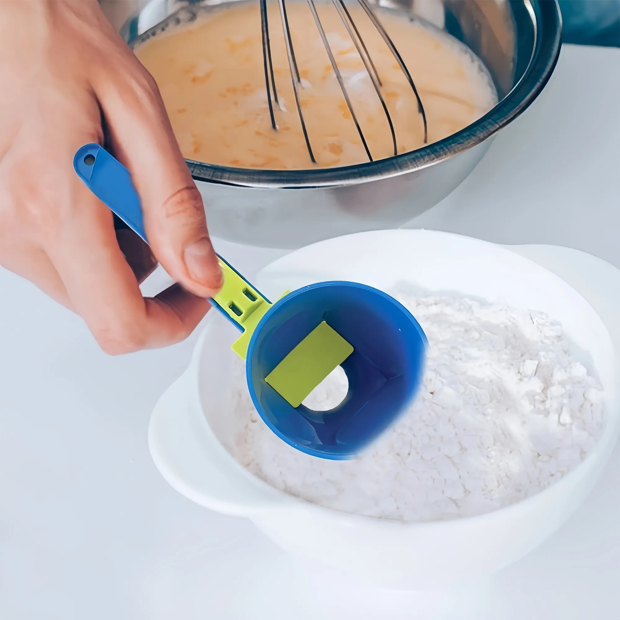 Mess Free Measuring Funnel Sliding Spoon 8