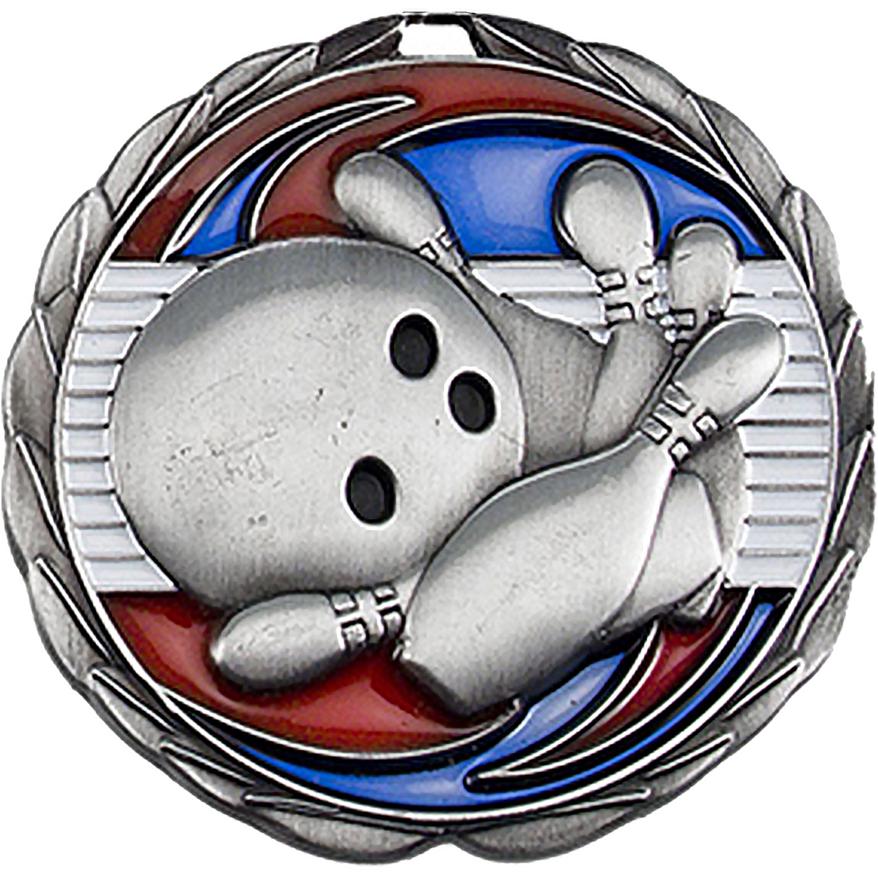 Stock Color Medals: Bowling 3
