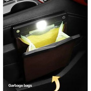 Car Trash Bag With Led Light 3