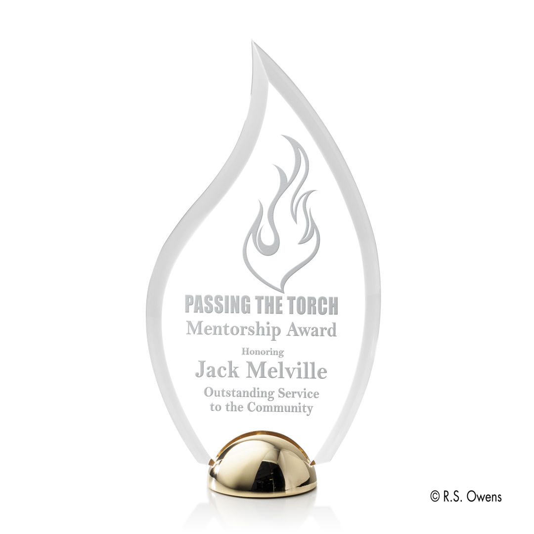 Vulcan Hemisphere Award - Laser Engraved 4