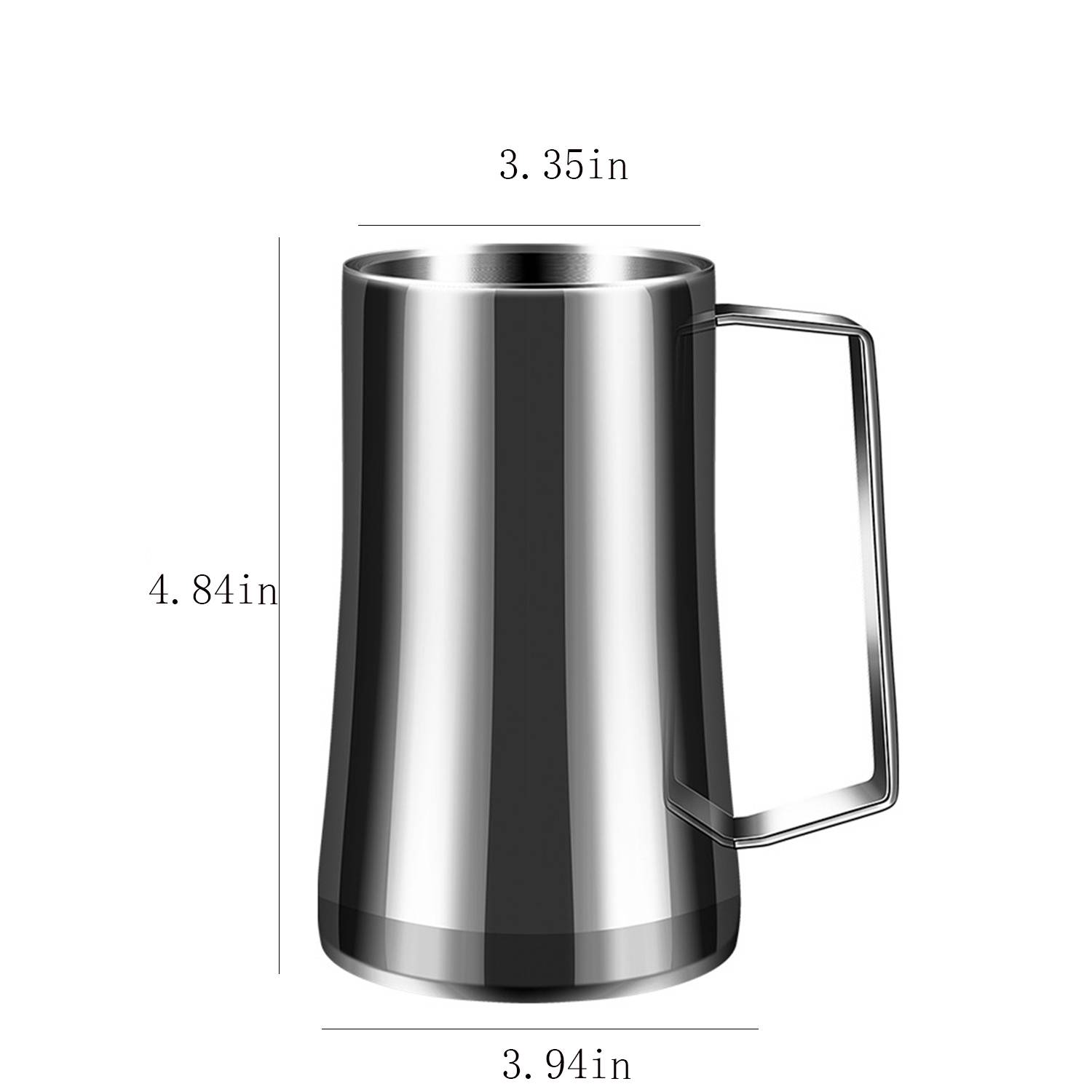 13/20oz Large Capacity Stainless Steel Beer Mug 7