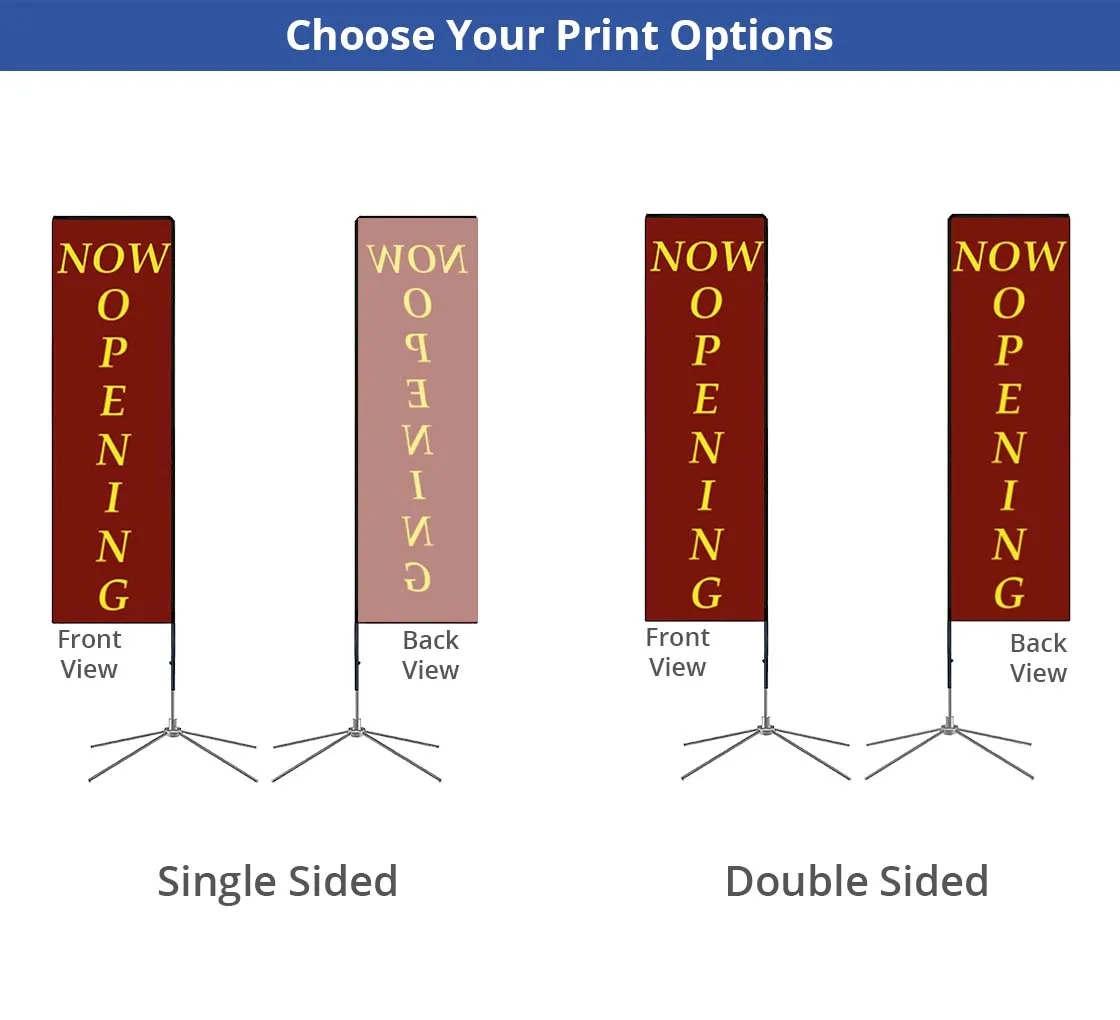 L Flags - Double Sided Package (32.5" x 167") 8