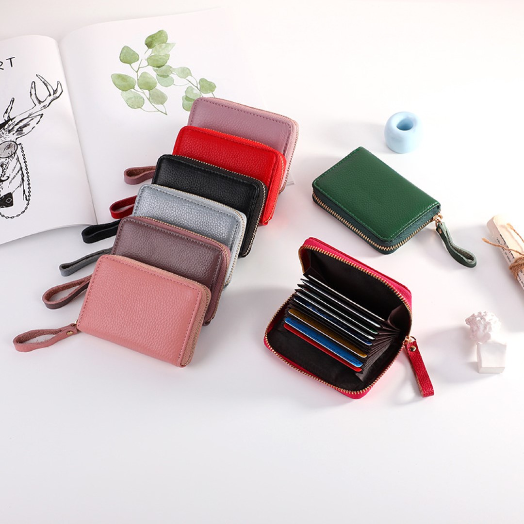 RFID Anti-theft Head Leather Card Bag 2