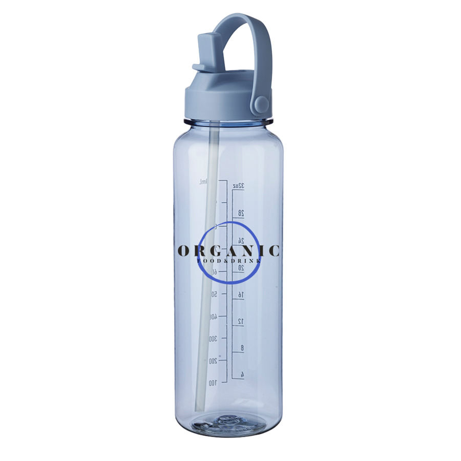 Plastic Water Bottle with Screw On Lid 40 oz.