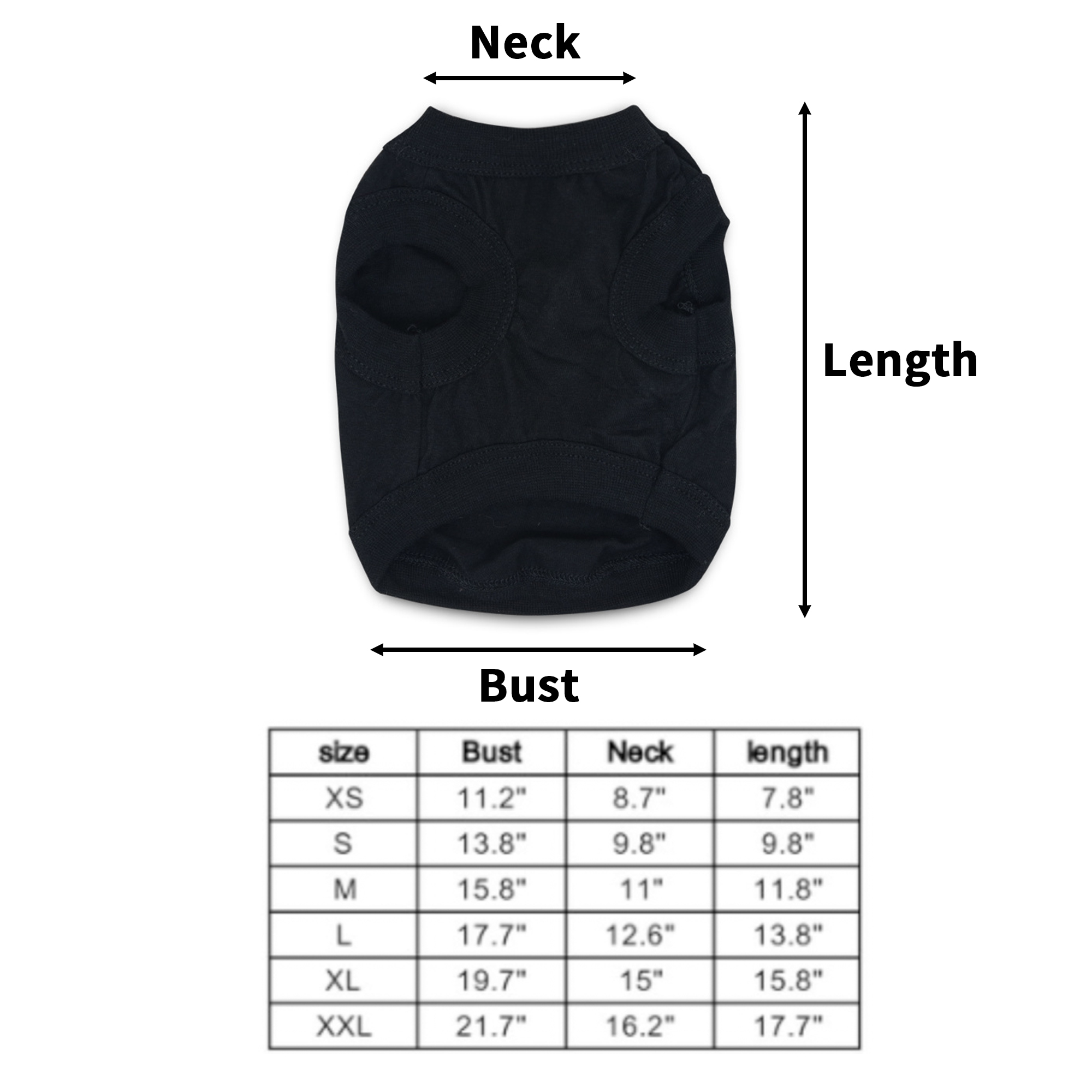 Cotton Pet Tank Top Solid Color 18
